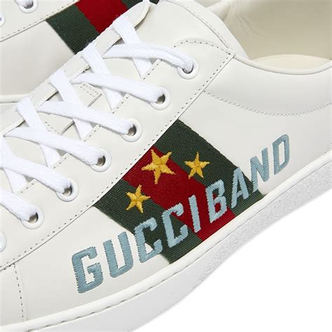 gucci scritta scarpe|gucci trendy sneakers.